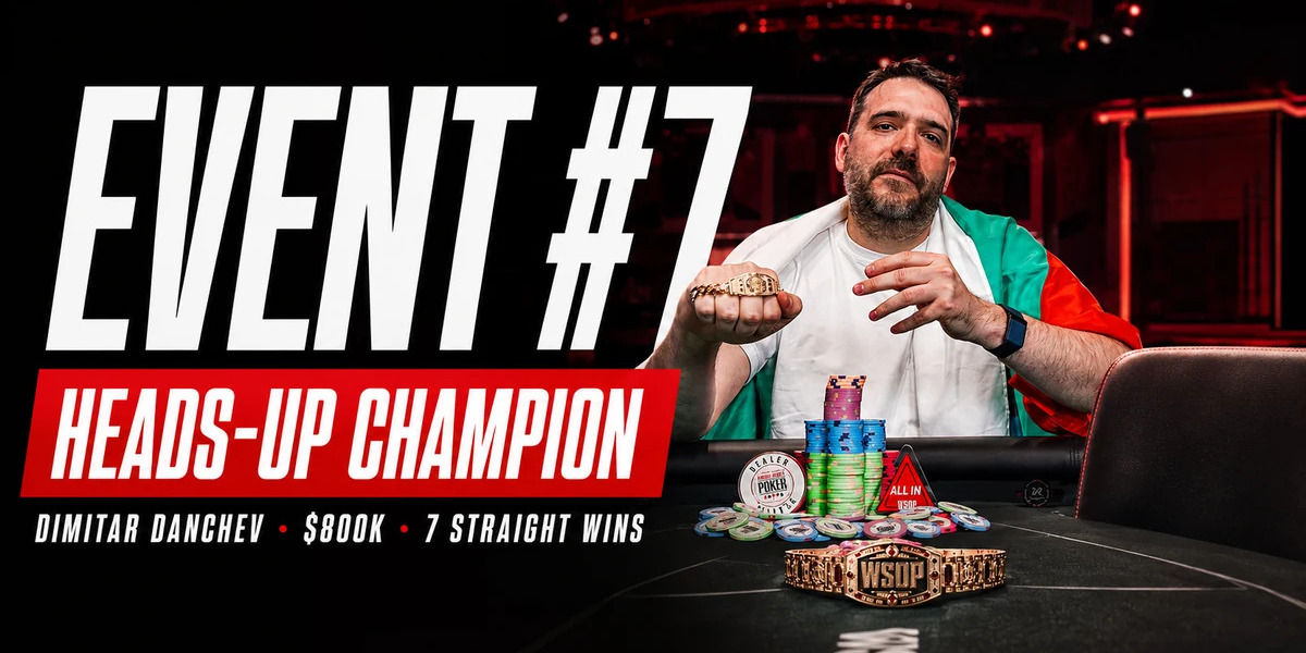 Болгарець Дімітар Данчев переміг на турнірі «Event #7: $25,000 Heads-Up No-Limit Hold’em Championship»