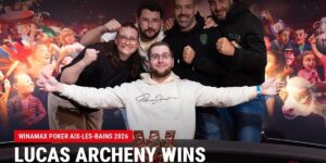 Лукас Аршені вперше переміг у крупному покерному турнірі «Winamax Poker Open»